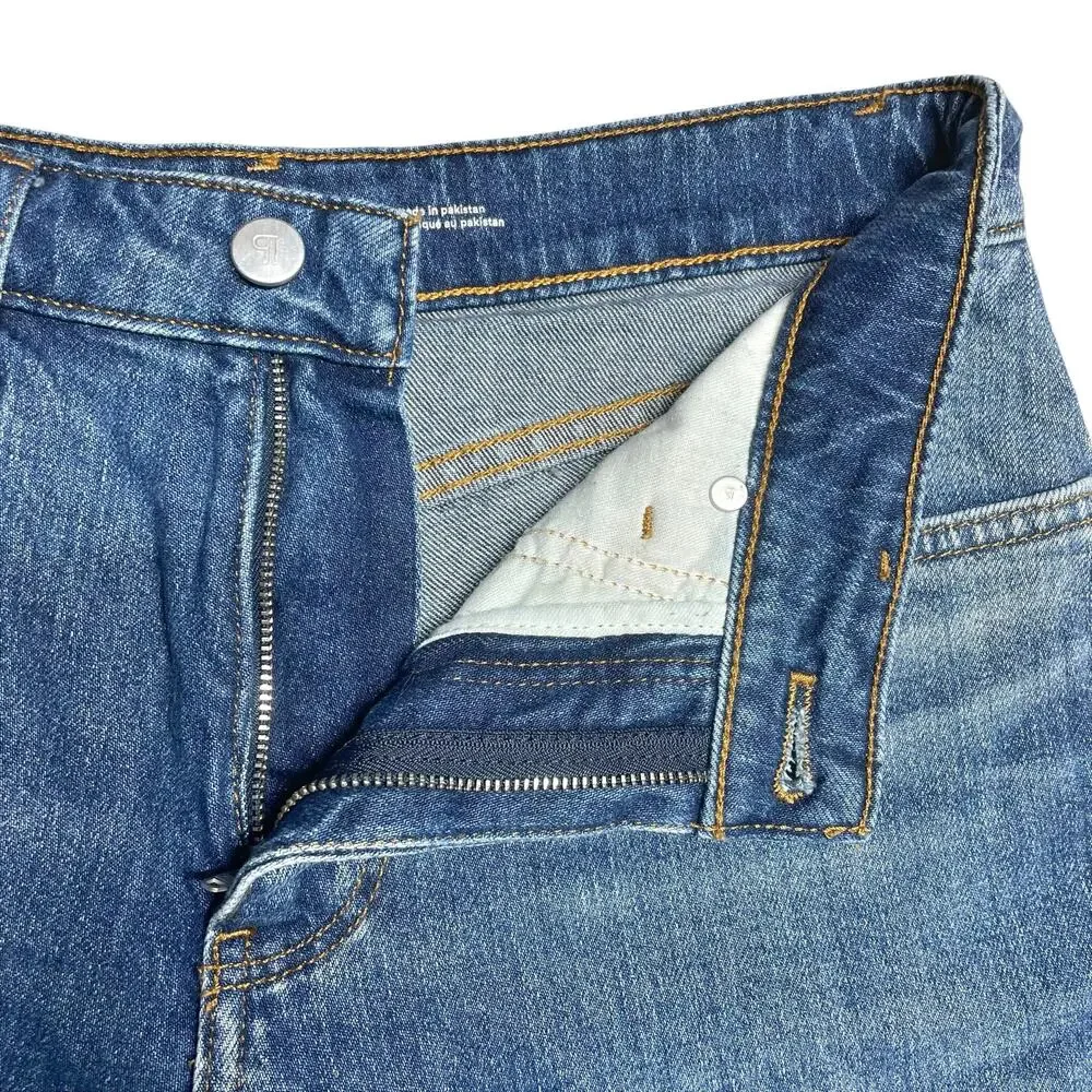 ANTHROPOLOGIE PILCRO The Austyn High-Rise Cuffed Jean Shorts Medium Wash Size 26 - Picture 5 of 8